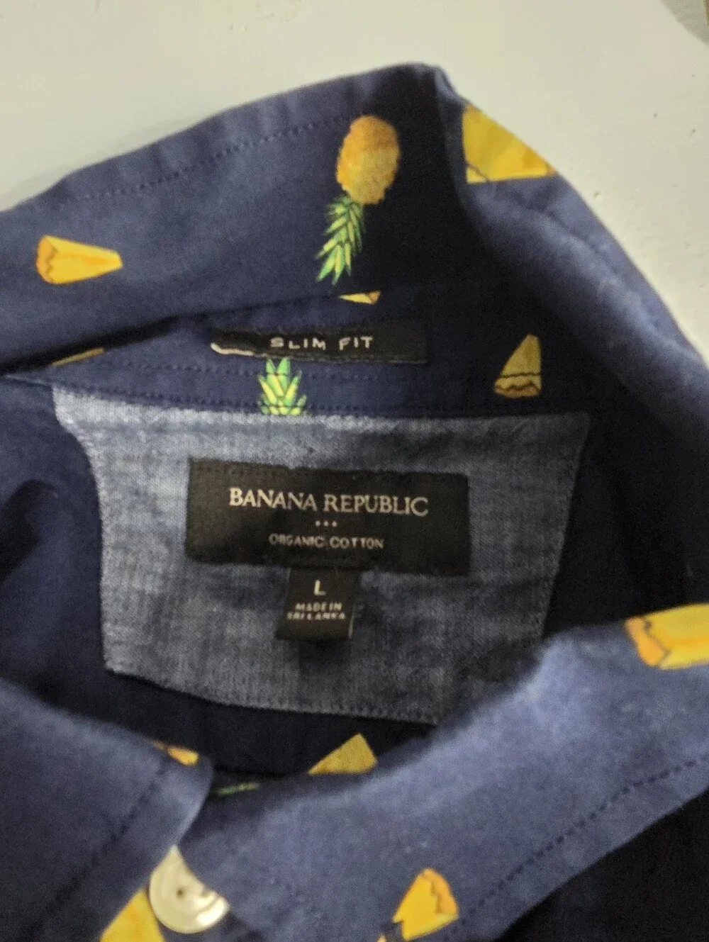 Banana Republic slim pineapple